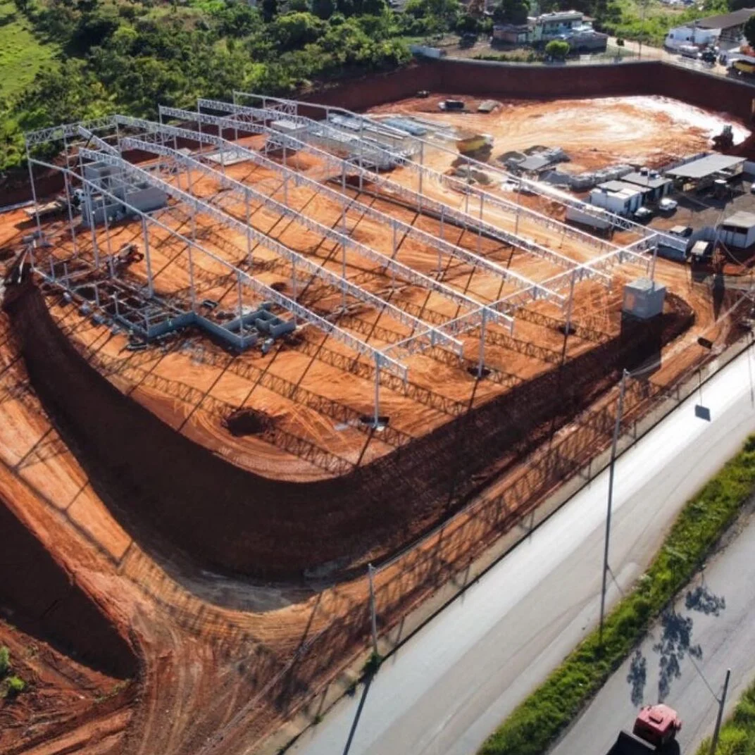 LR EMPREENDIMENTOS - Supermercados BH Sete Lagoas-MG - 6.000m2 - 9 metros de pé direito - Telhas zipadas, com Domus e Lanternim Robert - Sete Lagoas-MG